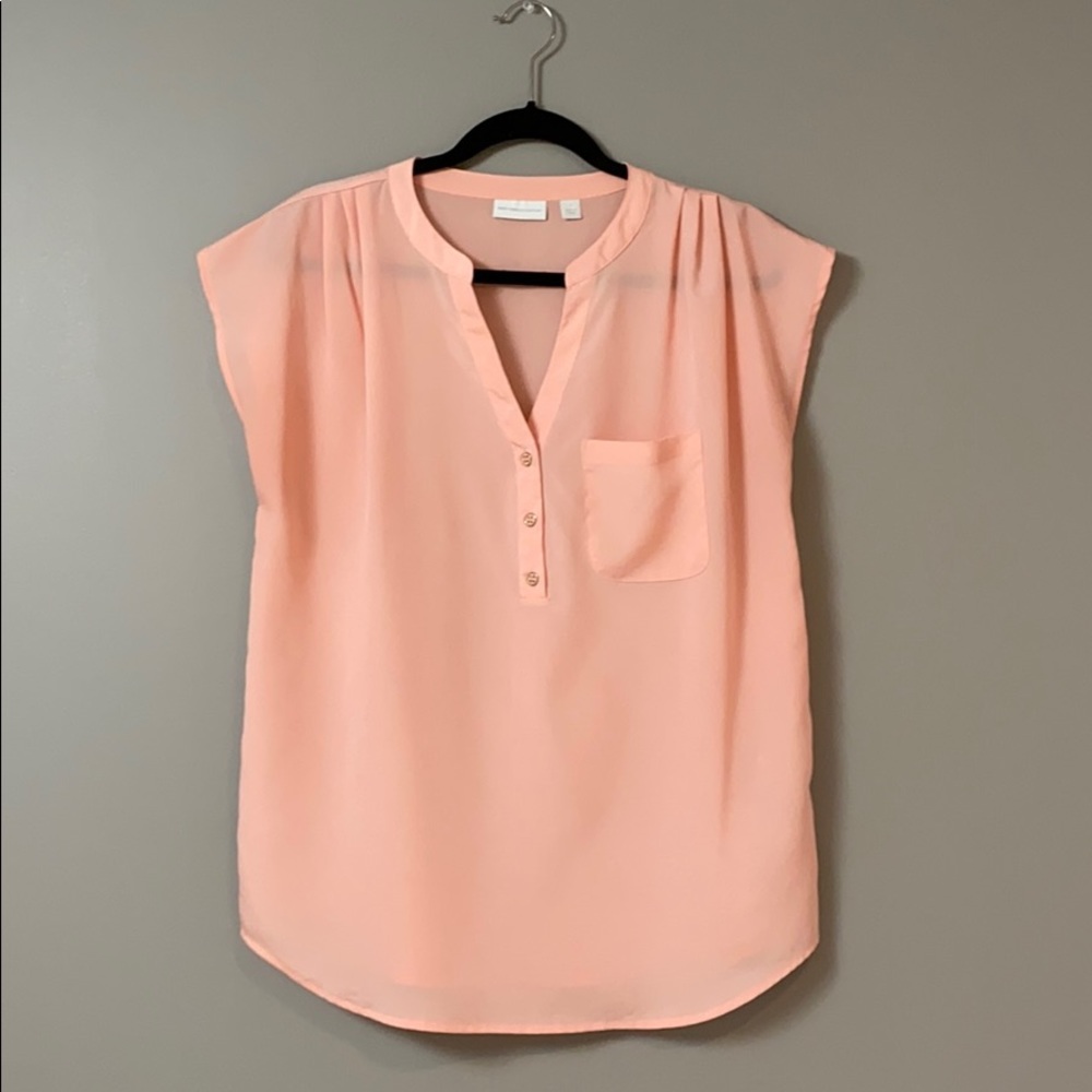 NY&CO cap sleeve blouse